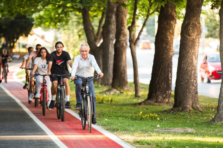 Во Битола изградени над пет километри велосипедски патеки