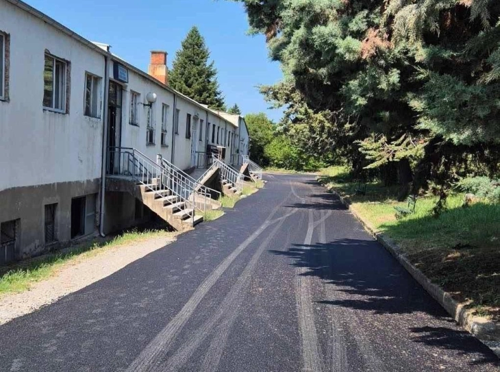 Реконструкција на сервисните улици во кругот на Општата болница во Охрид