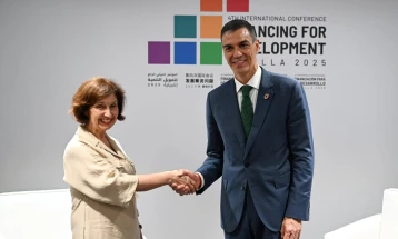 Siljanovska-Davkova and Spain’s Sánchez discuss Euro-integrations, greater economic cooperation