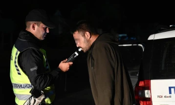 Приведен 28-годишен крушевчанец, управувал „мерцедес“ со 1,94 промили алкохол во крвта