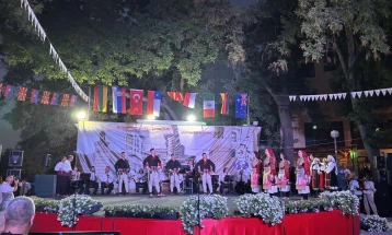 „Танец“ со целовечерен концерт на Интернационалниот фолклорен фестивал „Велес 2025“