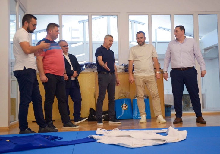 Toshkovski: Pajisje, dyshekë dhe kimono në sallën e xhudos në Qendrën e trajnimit në Idrizovë, investojmë në njerëz, gatishmërinë dhe edukimin e tyre