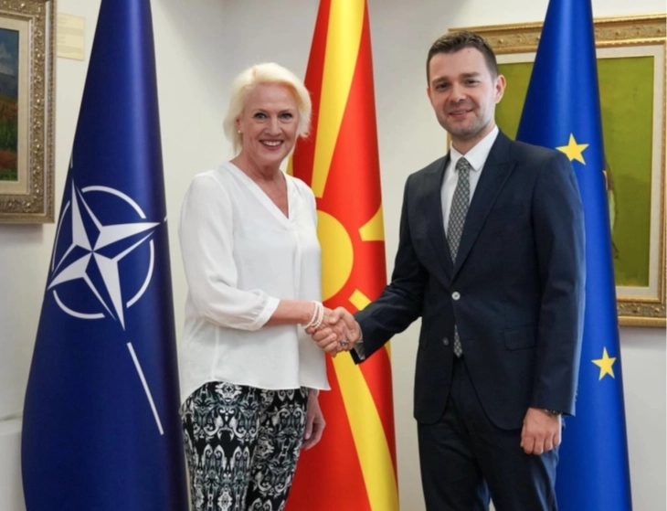 FM Mucunski meets U.S. Ambassador Aggeler 