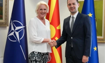 FM Mucunski meets U.S. Ambassador Aggeler 