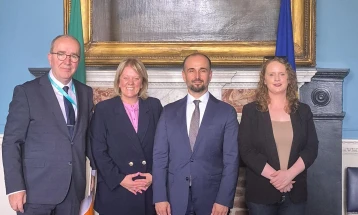 Муртезани на средба со членовите на ирскиот комитет за европски прашања: Евроинтеграцијата на регионот има стратешко и безбедносно значење за Унијата