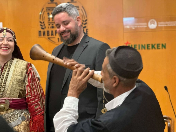 Liljana Mihajloska and Jovan Filiposki, bride and groom of 2025 Galichnik Wedding