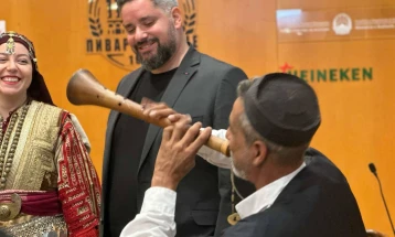 Liljana Mihajloska and Jovan Filiposki, bride and groom of 2025 Galichnik Wedding