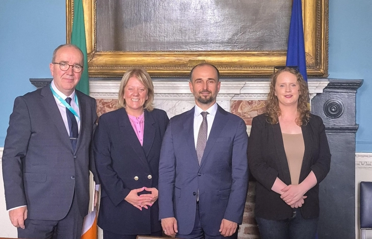 Murtezani meets members of Irish Parliament’s EU Affairs Committee