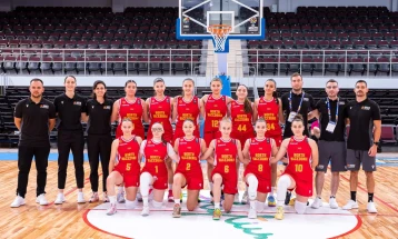 Убедлив пораз на јуниорките на стартот на ЕП Б дивизија, со добра прва четвртина