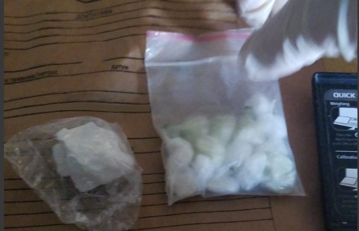 Откриено поголемо количество амфетамин во Скопје, ОЈО поведе постапка против шест лица