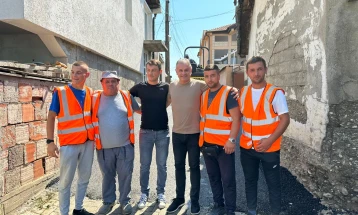 Завршен инфраструктурниот проект на улицата „Дижон 17“