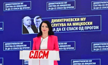 СДСМ: Максим Димитриевски измеќари кај Мицкоски за да се спаси од прогон