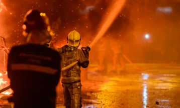 Lithium battery plant fire near Madrid burns for third day