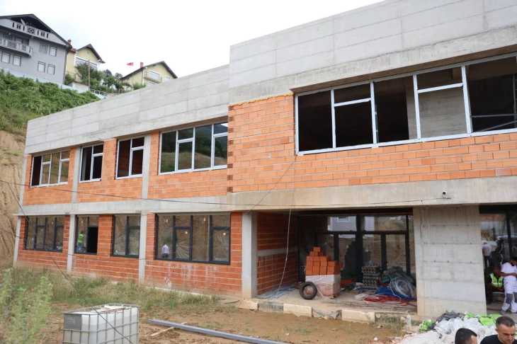 Привршува првата фаза од градењето на новото училиште во тетовско Селце