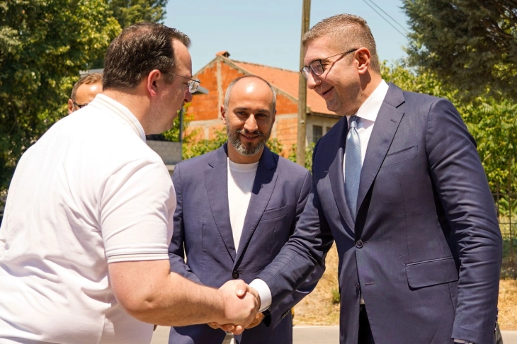 Николоски: Ја вративме безбедноста на мостот кај Башино село,  проект што го ветивме пред само шест месеци