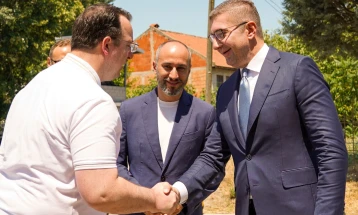 Nikolloski: E kemi kthyer sigurinë e urës afër Bashino sellos, projekt që e kemi premtuar para vetëm gjashtë muajve