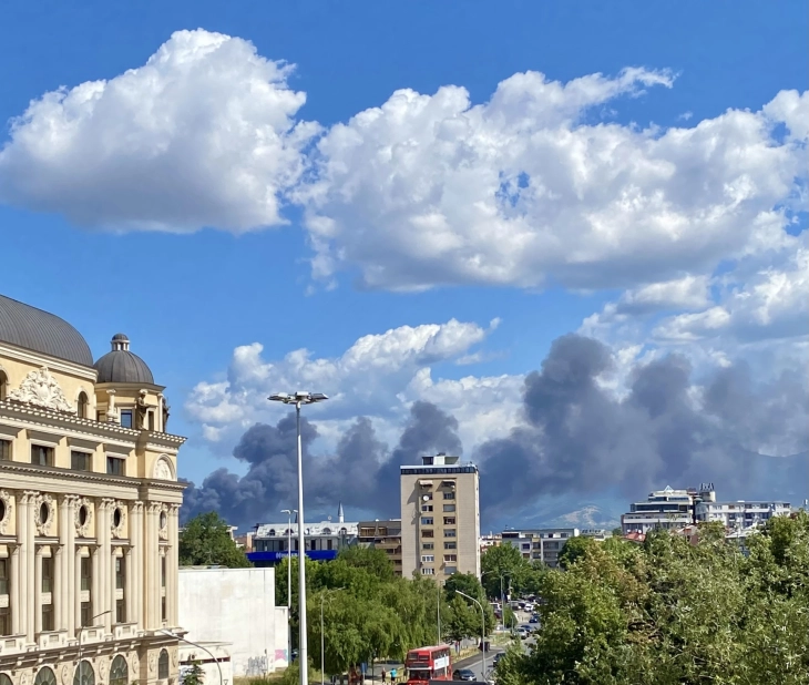 Fire breaks out at landfill in Vizbegovo 