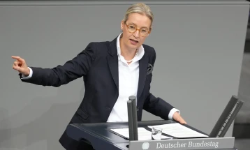 Копретседателката на Алтернатива за Германија го нарече Мерц „канцелар на лаги“