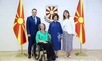 Сиљановска-Давкова ја прими Карол Межеван, директорка на Светска банка за државава и Косово