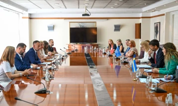 Mbledhje me përfaqësuesit e lartë të UNOPS-it - Forcim i partneritetit për qeverisje të mirë dhe reforma drejt Bashkimit Evropian