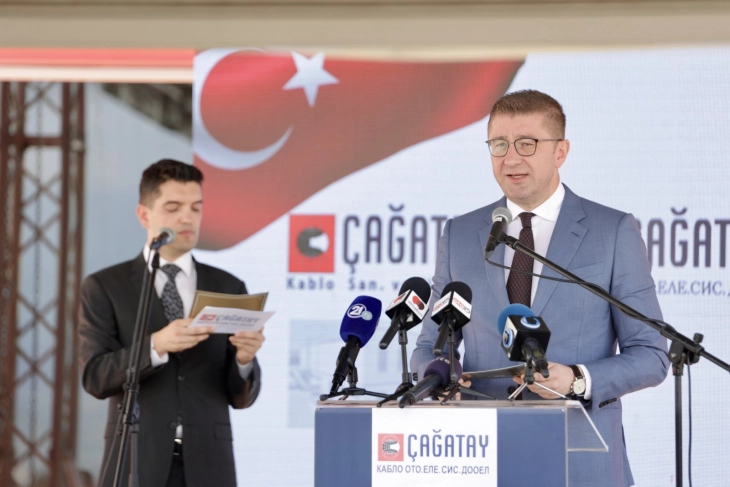 Мицкоски: Нашата цел е да ја направиме Македонија земја на можности каде трудот се исплатува, а инвестицијата има смисла