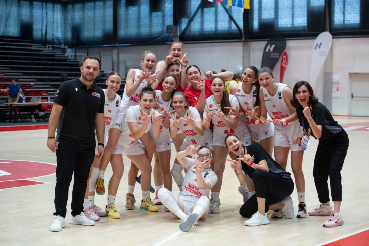 Прв триумф на македонските јуниорки на ЕП во кошарка