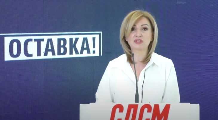 СДСМ: Тошковски да си оди веднаш, тој е заштитник на насилниците