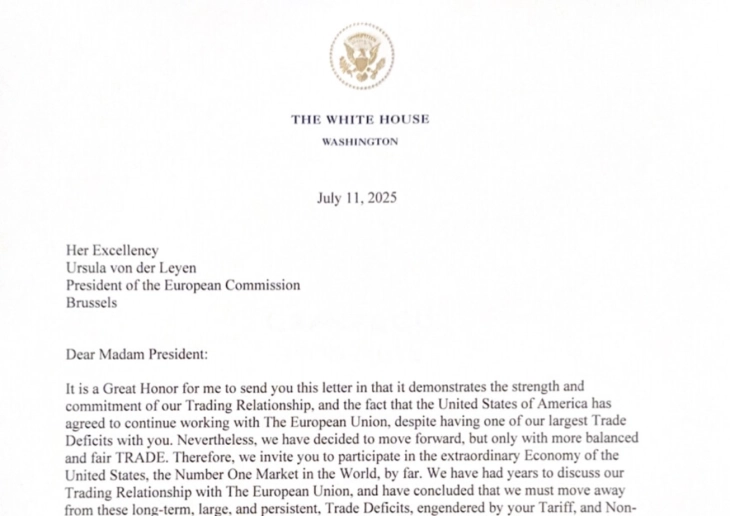 Trump: US to slap 30% tariffs on EU goods from August 1