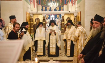 Хиротонија на архимандритот г. Георгиј за митрополит на Дебарско-кичевската епархија