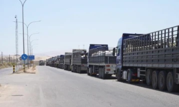 Јордан испрати 50 камиони со хуманитарна помош за Газа