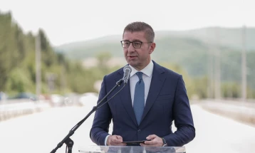 Mickoski: First 20-kilometre section of Kichevo-Ohrid highway put into operation, we have unblocked one of most stalled infrastructure projects