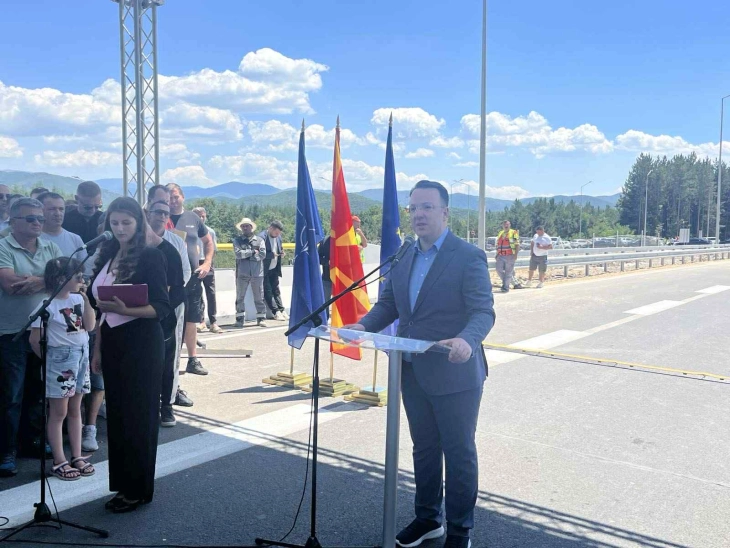 Nikolloski: Autostrada Kërçovë - Ohër simbol i paaftësisë së të kaluarës dhe përkushtimit të kësaj Qeverie