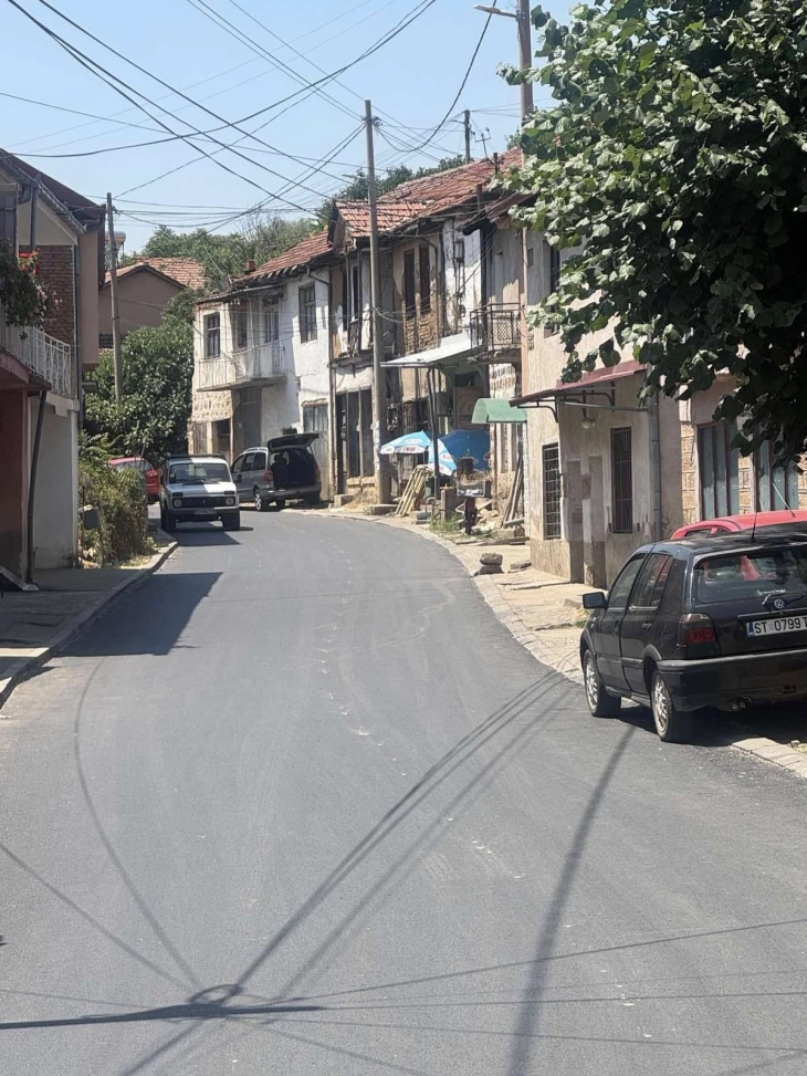 Реконструирани дел од улиците во пробиштипското село Злетово