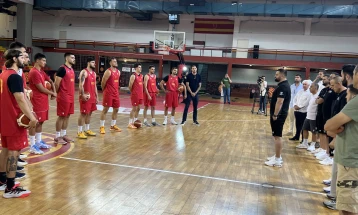 Кошаркарската репрезентација на Македонија ги почна подготовките