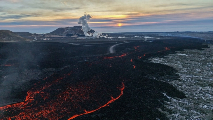 Iceland volcano erupts for 12th time in around four years