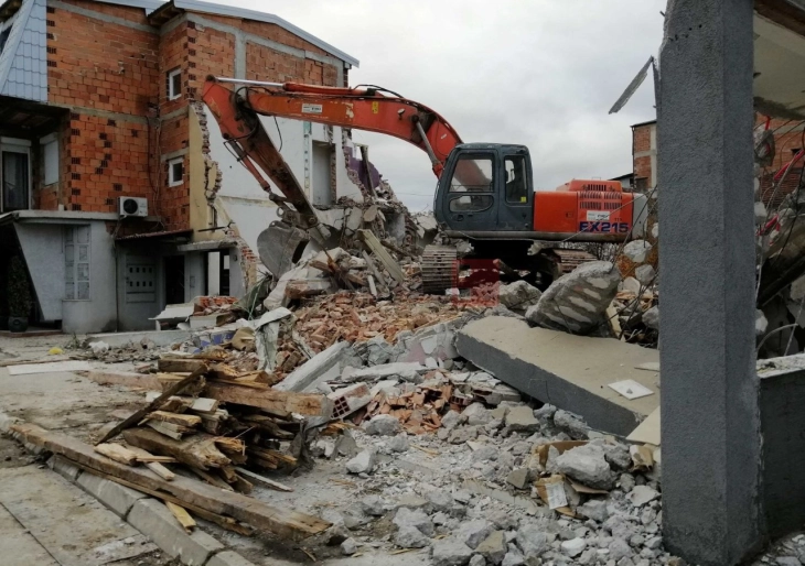 Për të siguruar prova për ndërtime të paligjshme, policia hyri në komunat Çair, Saraj, Aerodrom dhe Kisella Vodë