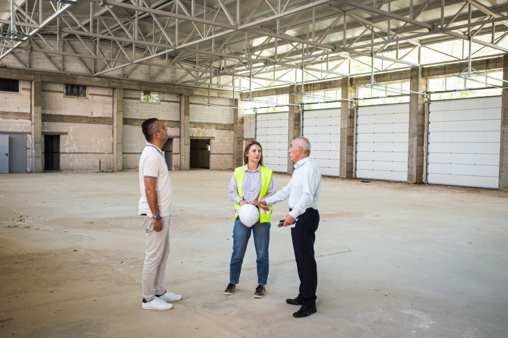 Втора фаза од изградбата на нова противпожарна зграда во Битола