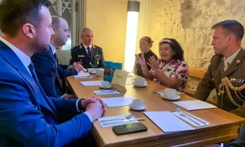 Misajlovski - Pierce: Macedonian-British defense cooperation at highest level, regional security given top priority