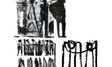 Отворање на изложбата „Кластер“ на Иван Ивановски во КИЦ