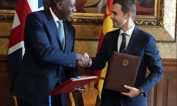 FM Mucunski and UK Foreign Secretary Lammy sign Strategic Partnership Declaration 