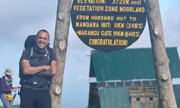 Стефановски за МИА по искачувањето на Килиманџаро: Незаборавно искуство, најважно е самото патување, од првиот до последниот момент