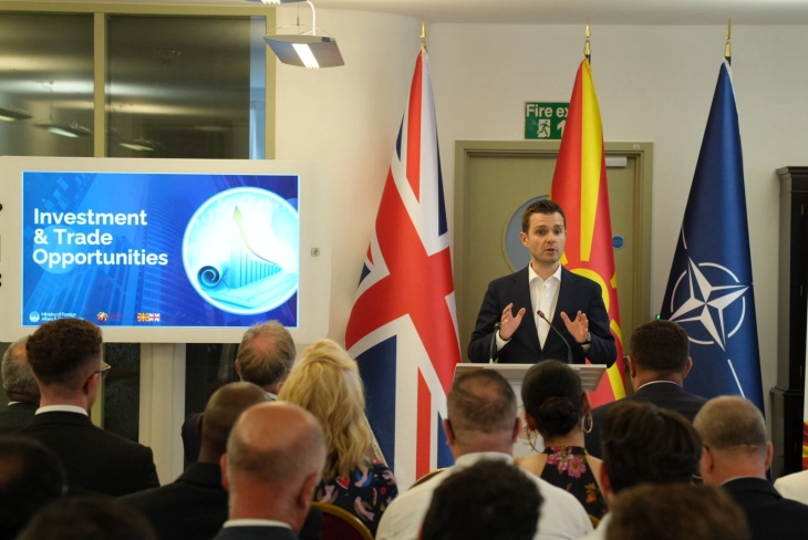 Муцунски на бизнис форум во Лондон: Британските компании да ги истражат можностите кои ги нудат македонскиот пазар и економија