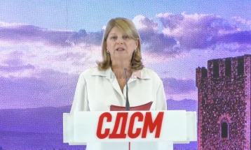 Шукова ја објави својата кандидатура за градоначалничка на Скопје, вети чист, уреден, сообраќајно среден, зелен и безбеден град