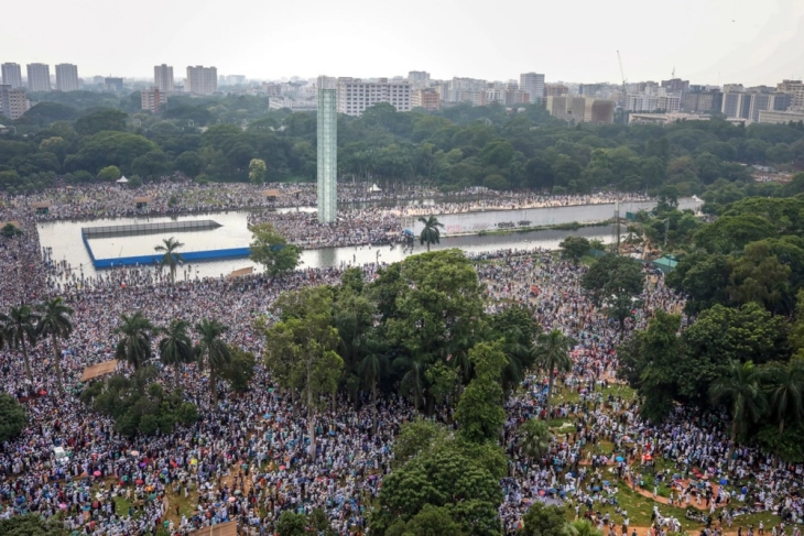 Најголемата исламистичка партија во Бангладеш покажува политичка сила на митингот во Дака