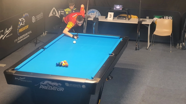 Ѓурчиновски го донесе првиот медал за Македонија на ЕП во билијард