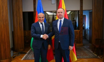 Takimi i kryetarit të Kuvendit Gashi me ministrin e Ekonomisë së Azerbajxhanit, Mikail Xhabarov