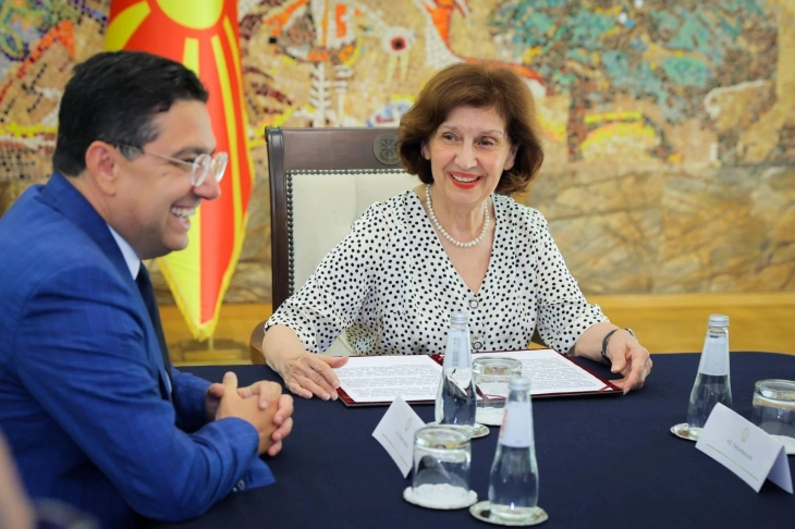 Siljanovska - Davkova e priti ministrin maroken të Punëve të Jashtme, bashkëpunim afrikan dhe mërgatë marokene, Burita