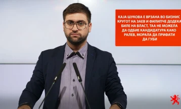 Манасиевски: Шукова е врзана во бизнис кругот на Заев и Филипче додека биле на власт, таа не можела да одбие кандидатура како Ралев, морала да прифати да губи