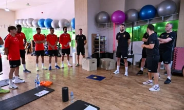 Прв тренинг на ракометарите на Вардар под водство на Чупиќ