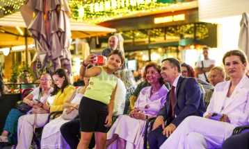 Siljanovska-Davkova në manifestimin 